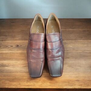 Aldo Men's Dark Brown Slip-On Loafers